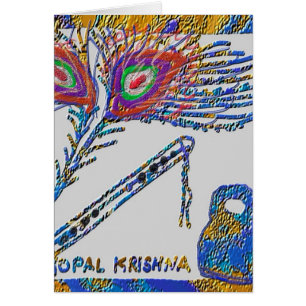 Plume de paon et cannelure - lièvre Krishna