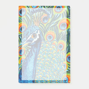 Plumed Pfau I Post-it Klebezettel