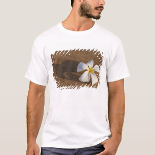 Plumeria an einem Sandstrand, Maui, Hawaii, USA T-Shirt