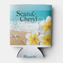 Plumeria Beach Can Cooler Dosenkühler