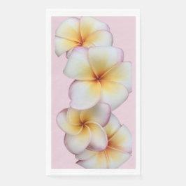 Plumeria Blooms Serviette