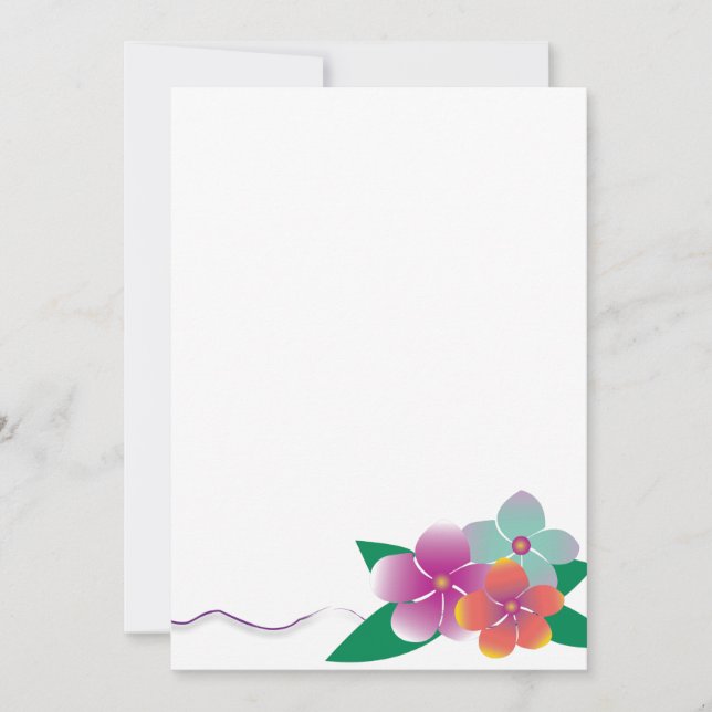 Plumeria-Blume (Vorderseite)