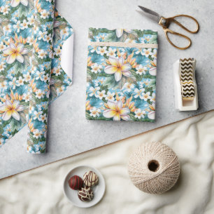 Plumeria-Blume Geschenkpapier
