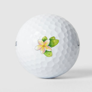 Plumeria-Blume Golfball