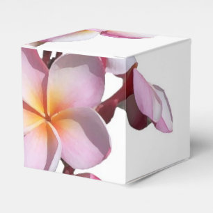 Plumeria-Blumen-Bevorzugungs-Kasten Geschenkschachtel
