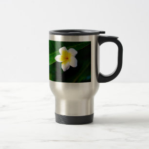 Plumeria-Blumenfotografie Reisebecher