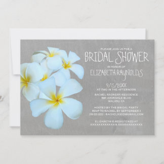 Plumeria Bridal Dusche Einladungen