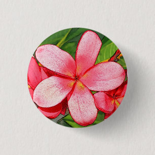 Plumeria Button