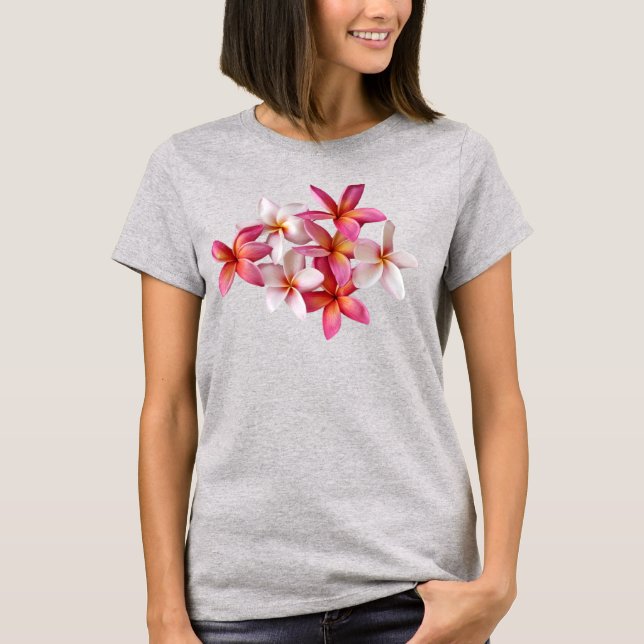 Plumeria Collage T-Shirt (Vorderseite)