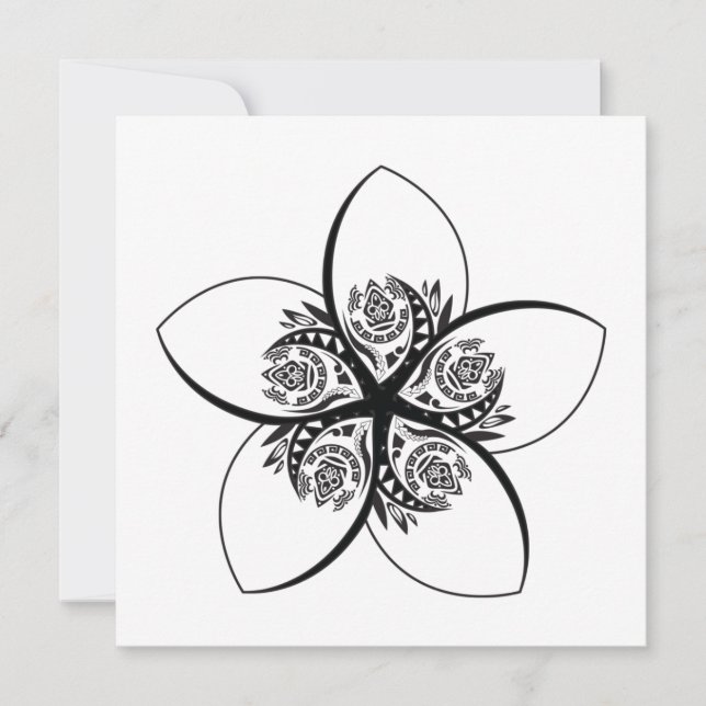 PLUMERIA EINLADUNG (Vorderseite)