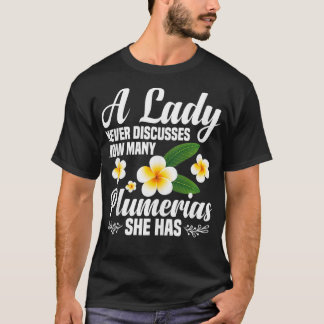Plumeria Enthusiasten Plumeria Seeds Pflanze Live  T-Shirt