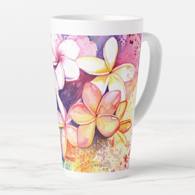 Plumeria Fun Milchtasse (Rechte Ecke)