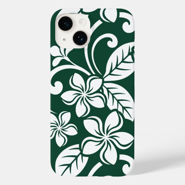 PLUMERIA (GRÜNE WALD) Case-Mate iPhone 14 HÜLLE (Rückseite)