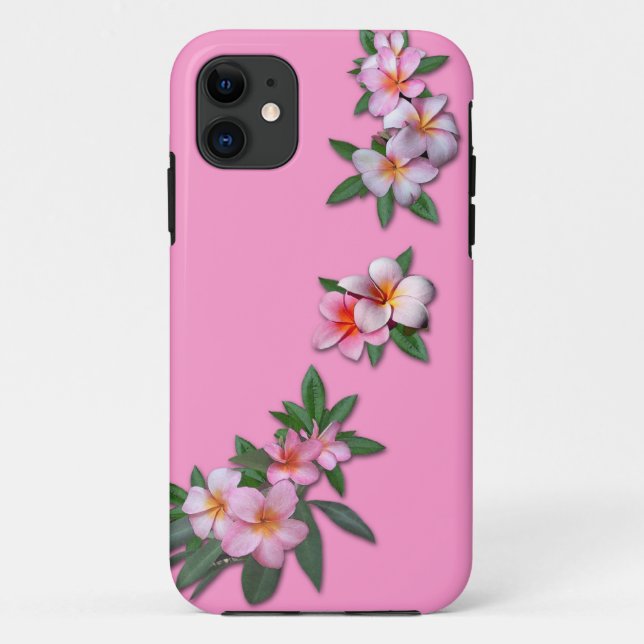 Plumeria iPhone Case (Rückseite)