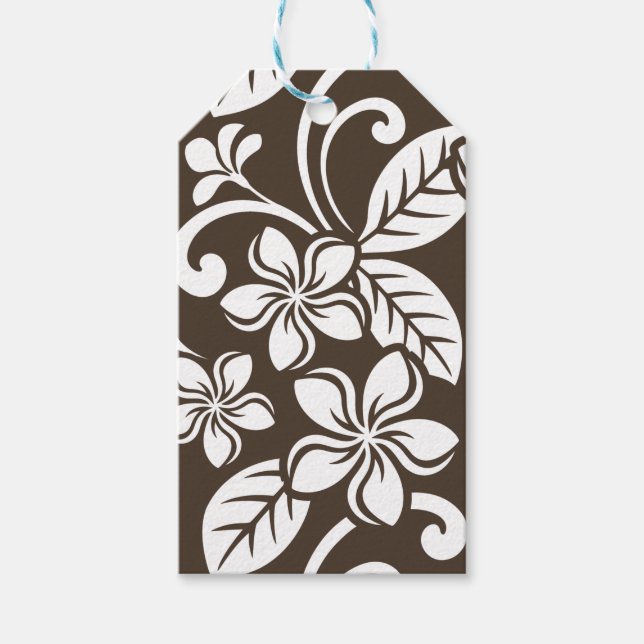 PLUMERIA (KAFFEE BROWN) GESCHENKANHÄNGER (Vorderseite)