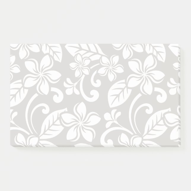 PLUMERIA (KAFFEE BROWN) POST-IT KLEBEZETTEL (Vorderseite)