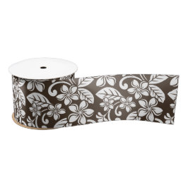 PLUMERIA (KAFFEE BROWN) SATINBAND