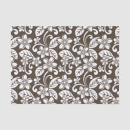 PLUMERIA (KAFFEE BROWN) SEIDENPAPIER