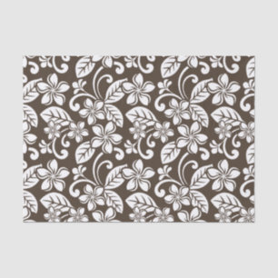 PLUMERIA (KAFFEE BROWN) SEIDENPAPIER