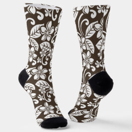 PLUMERIA (KAFFEE BROWN) SOCKEN