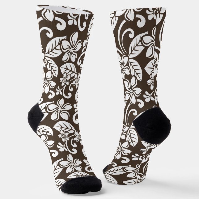 PLUMERIA (KAFFEE BROWN) SOCKEN (Gewinkelt)