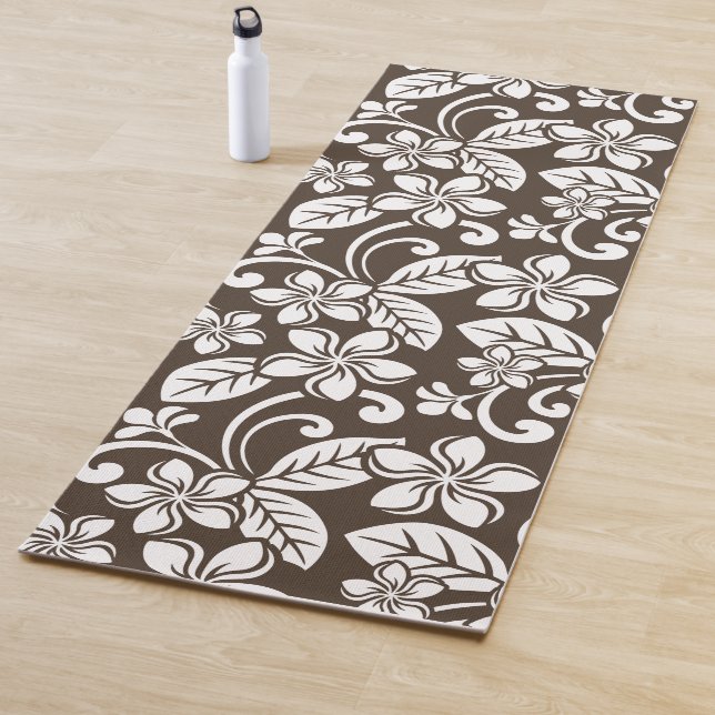PLUMERIA (KAFFEE BROWN) YOGAMATTE (Beispiel)