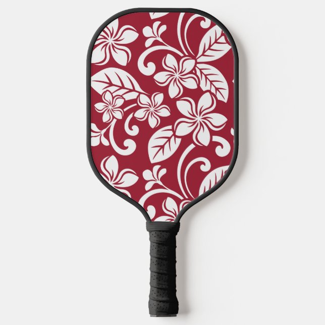 PLUMERIA (KARDINAL ROT) PICKLEBALL SCHLÄGER (Vorderseite)