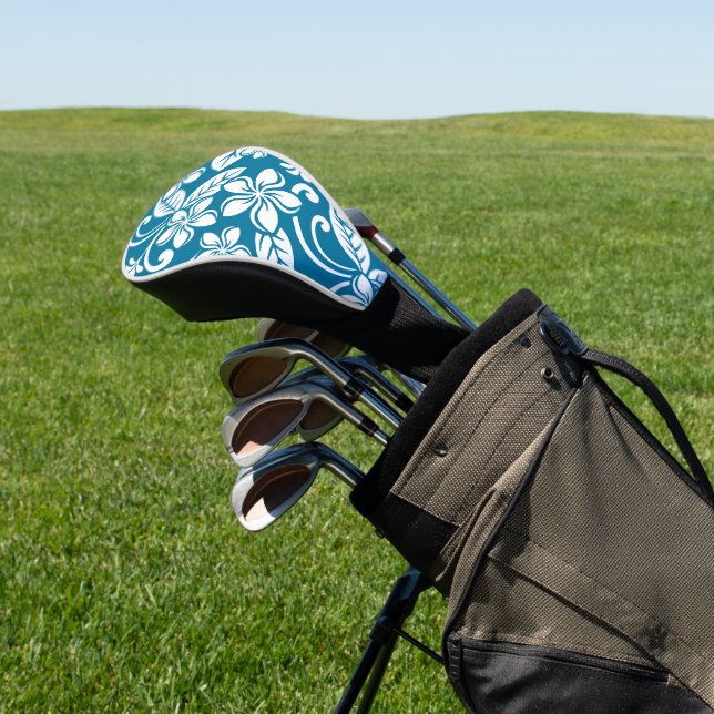 PLUMERIA (KARIBISCHE BLAU) GOLF HEADCOVER (In SItu)