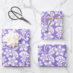 PLUMERIA (LAVENDER) GESCHENKPAPIER SET