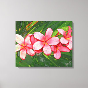 Plumeria Leinwanddruck