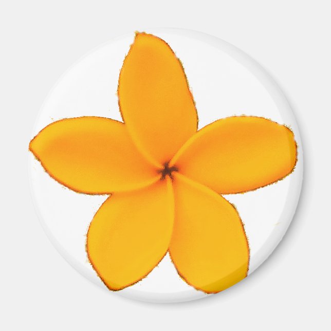 Plumeria Magnet (Vorne)