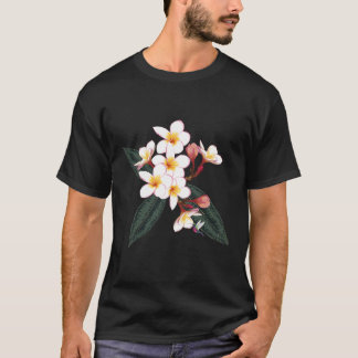 Plumeria mit Hummingvogel T-Shirt
