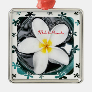 Plumeria Ornament Aus Metall