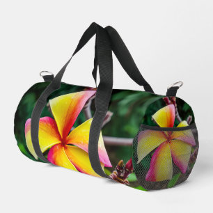 Plumeria rubra duffle bag