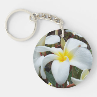 Plumeria-Schlüsselanhänger Schlüsselanhänger