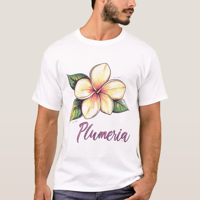 Plumeria T-Shirt (Vorderseite)
