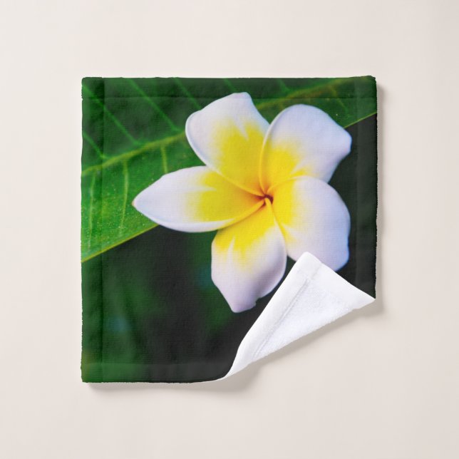 plumeria waschlappen (Waschlappen)