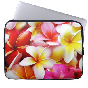 Plumeriafrangipani-Hawaii-Blume besonders Laptopschutzhülle