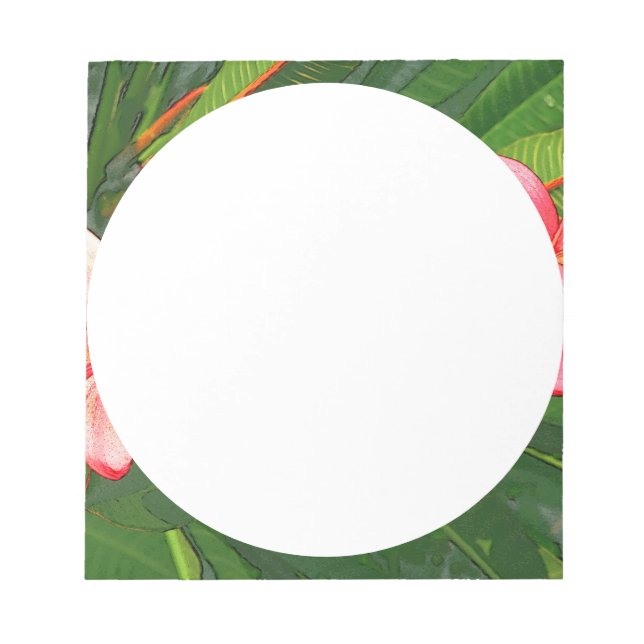 Plumerias Notizblock (Vorderseite)