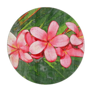 Plumerias Schneidebrett