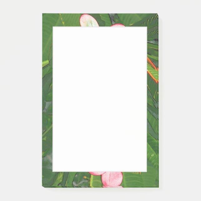Plumerien  post-it klebezettel (Vorderseite)