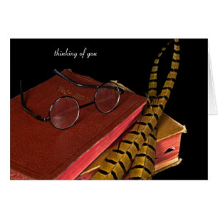 Plumes de faisan sur la Bible