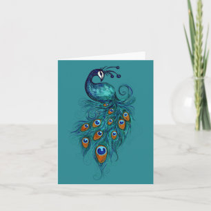 Plumes de paon Peacocks Turquoises