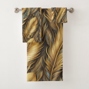 Plumes d'or Argent Art
