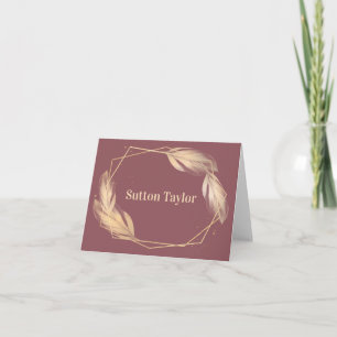 Plumes d'or sur Mauve