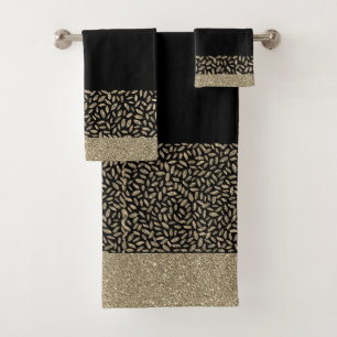 Plumes d'or sur noir