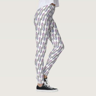 Plumes leggings Motifs