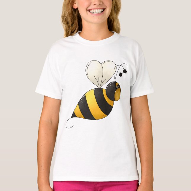 Plump Winged Bumble Bee T-Shirt (Vorderseite)