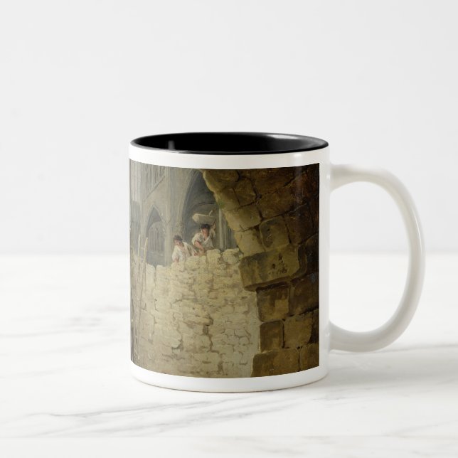 Plündern der königlichen Wölbungen Zweifarbige Tasse (Rechts)