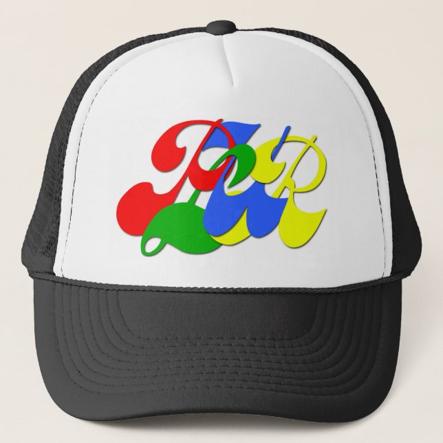 PLUR Hut Truckerkappe (Vorderseite)